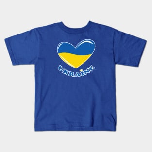 Ukrainian heart Kids T-Shirt